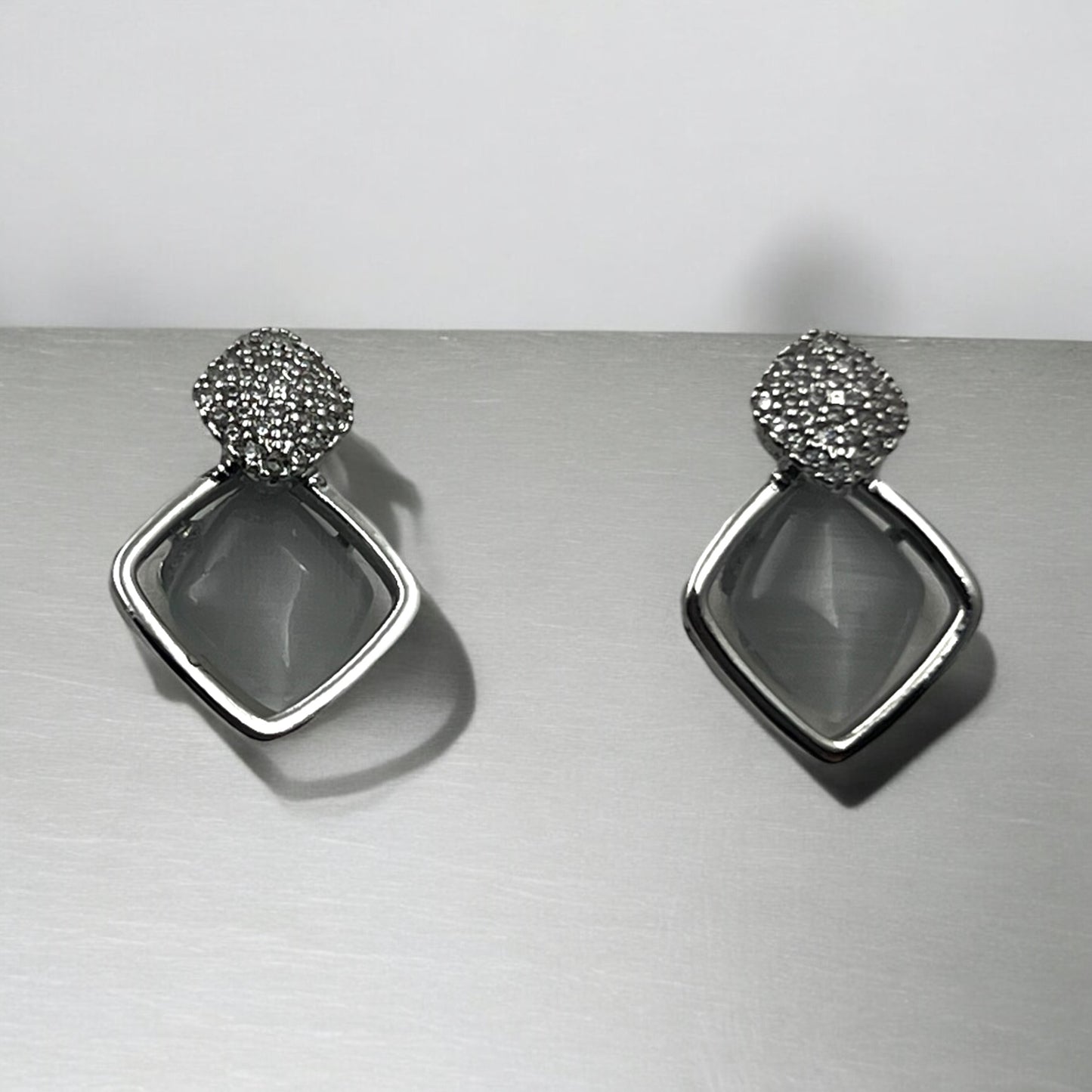 Modern Geometric Drop Earrings